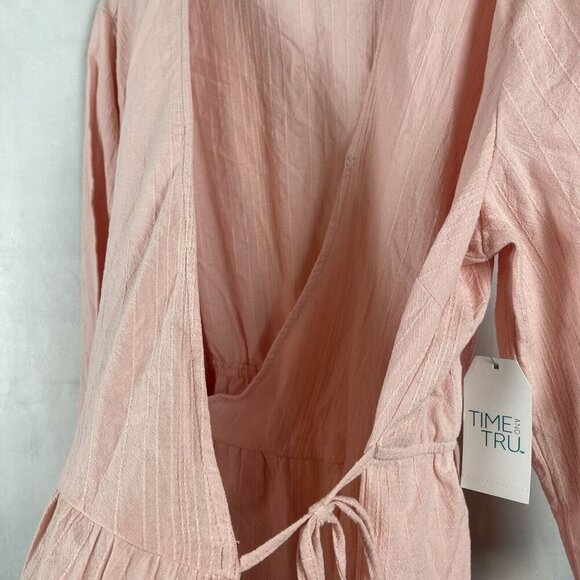 Time True Women 3/4 Sleeve Wrap Top Blouses Size XL - Picture 9 of 10